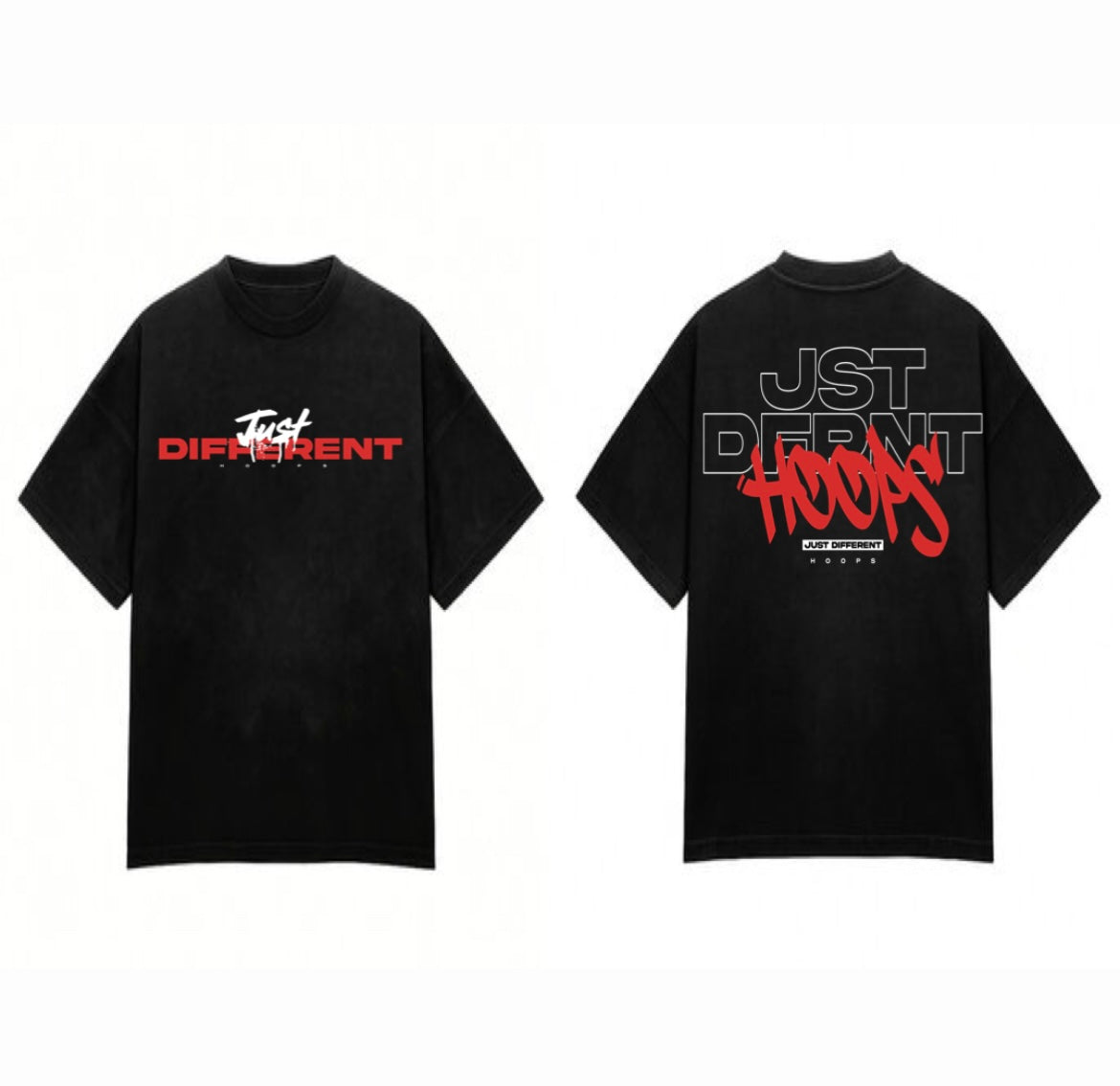 "Just Different Hoops" Logo Shirt